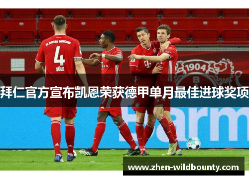 拜仁官方宣布凯恩荣获德甲单月最佳进球奖项